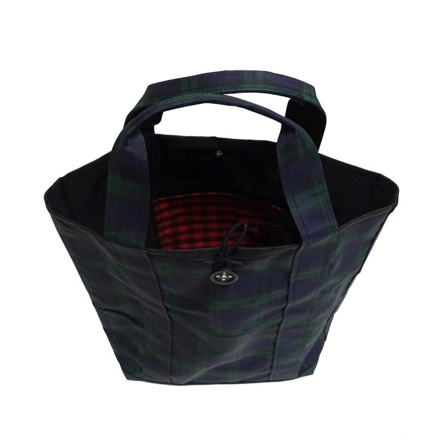 トートバッグ +RING 撥水トートバッグ TALLサイズ レディーストート メンズ 男女兼用 おしゃれ プラスリング 縦長トート Sr.159 ブラックウォッチ |  | 05