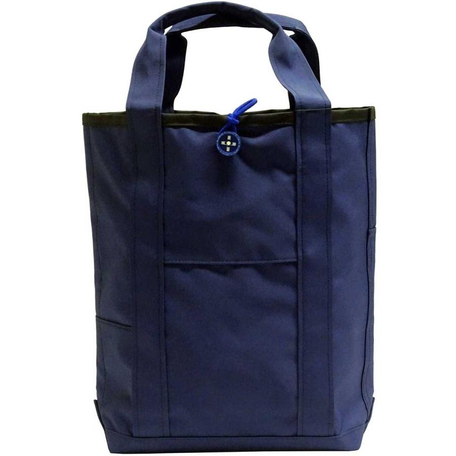 トートバッグ +RING 撥水トートバッグ TALLサイズ レディーストート メンズ 男女兼用 おしゃれ プラスリング 縦長トート Sr.161 ネイビー | 