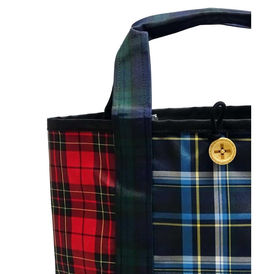 トートバッグ +RING 撥水トートバッグ TALLサイズ レディーストート メンズ 男女兼用 おしゃれ プラスリング 縦長トート Sr.176 チェック |  | 04