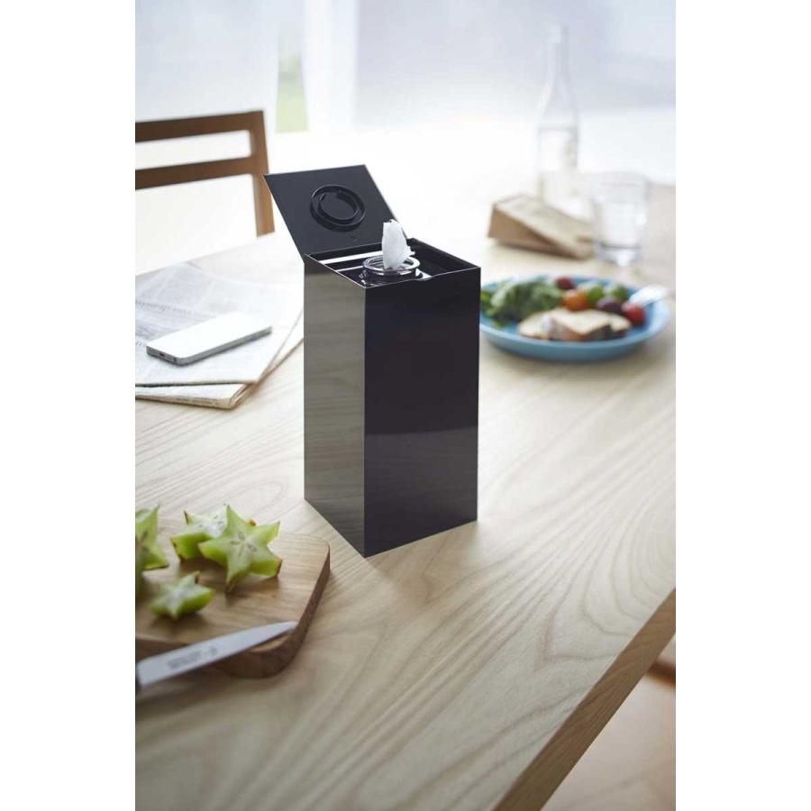 ウェットシートケース 山崎実業 Veil 詰め替え用ロール型ウェットティッシュケース おしゃれ YAMAZAKI ヴェール ブラック |  | 02