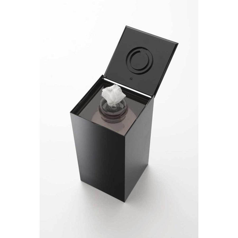 ウェットシートケース 山崎実業 Veil 詰め替え用ロール型ウェットティッシュケース おしゃれ YAMAZAKI ヴェール ブラック |  | 05