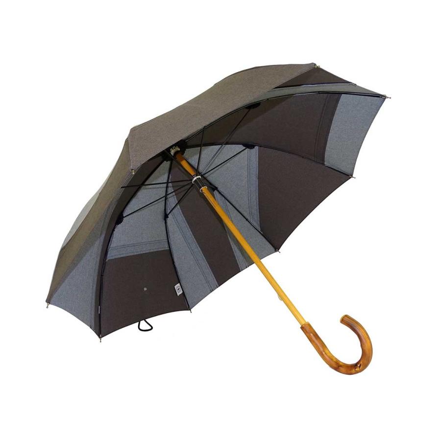 晴雨兼用傘 +RING complex 52cm 日本製 レディース おしゃれ プラスリング 長傘 女性用 T205 グレー |  | 01