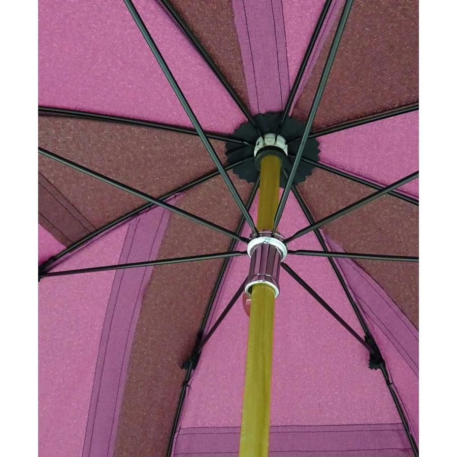 晴雨兼用傘 +RING complex 52cm 日本製 レディース おしゃれ プラスリング 長傘 女性用 T206 レッド |  | 07