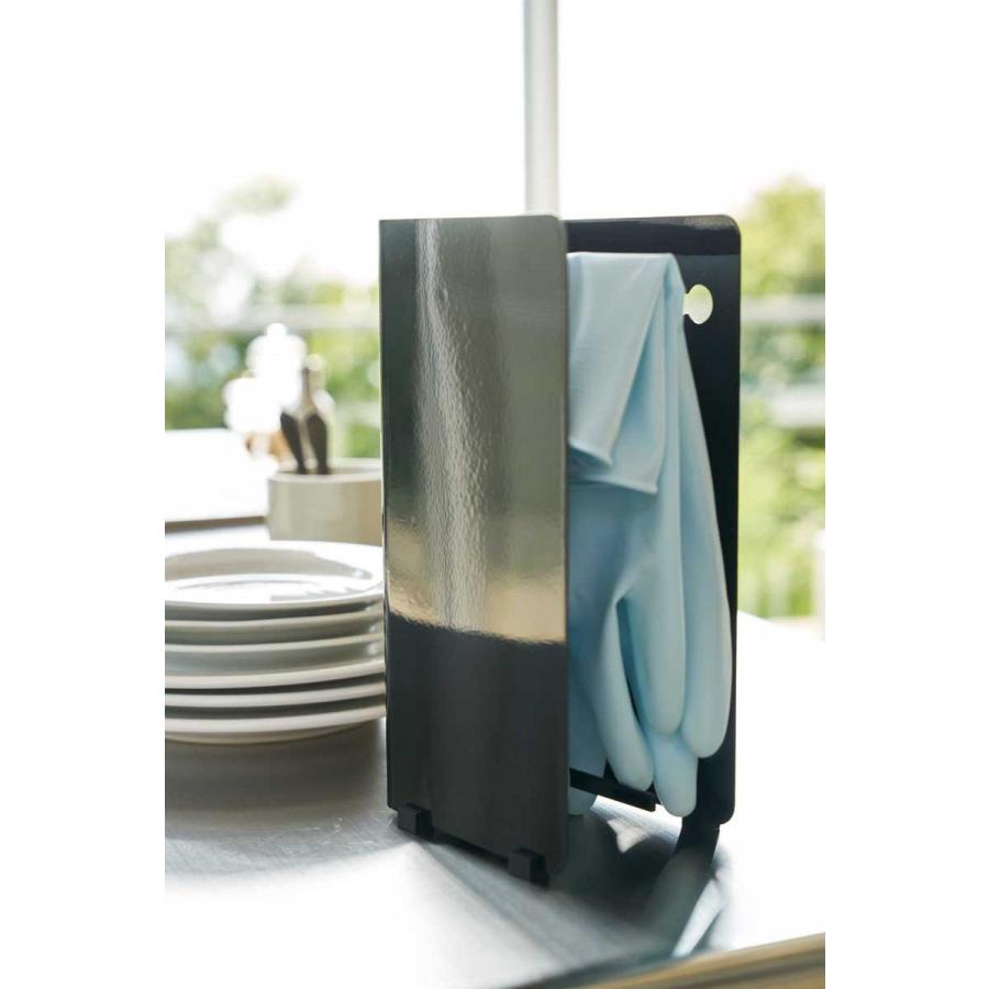 2500円以上で送料無料 キッチン収納 山崎実業 Tower ゴム手袋収納ラック Yamazaki タワー ブラック Back 通販 Yahoo ショッピング