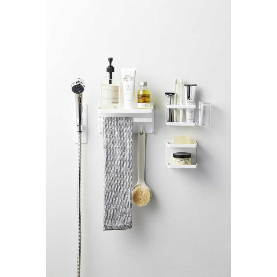 ソープディッシュ 山崎実業 TOWER マグネットバスルーム ソープトレー2段 浴室収納 おしゃれ YAMAZAKI タワー ホワイト |  | 04