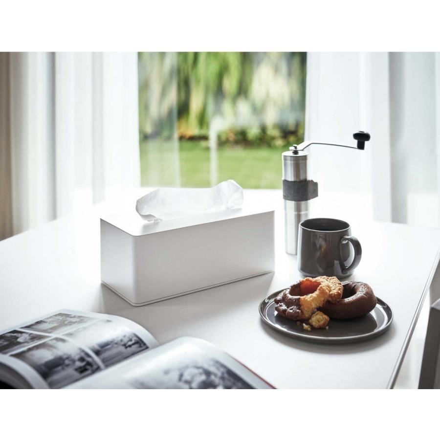 ティッシュケース 山崎実業 TOWER 厚型対応ティッシュケース 壁掛け 壁付け対応 おしゃれ YAMAZAKI タワー ホワイト |  | 01