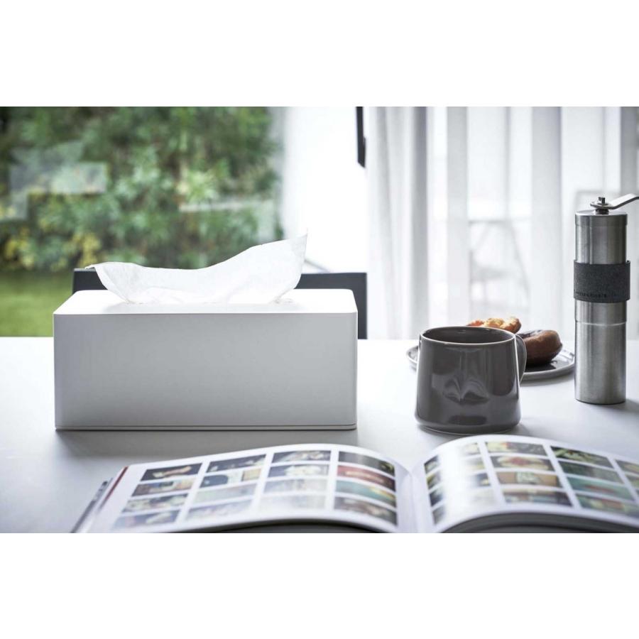 ティッシュケース 山崎実業 TOWER 厚型対応ティッシュケース 壁掛け 壁付け対応 おしゃれ YAMAZAKI タワー ホワイト |  | 02