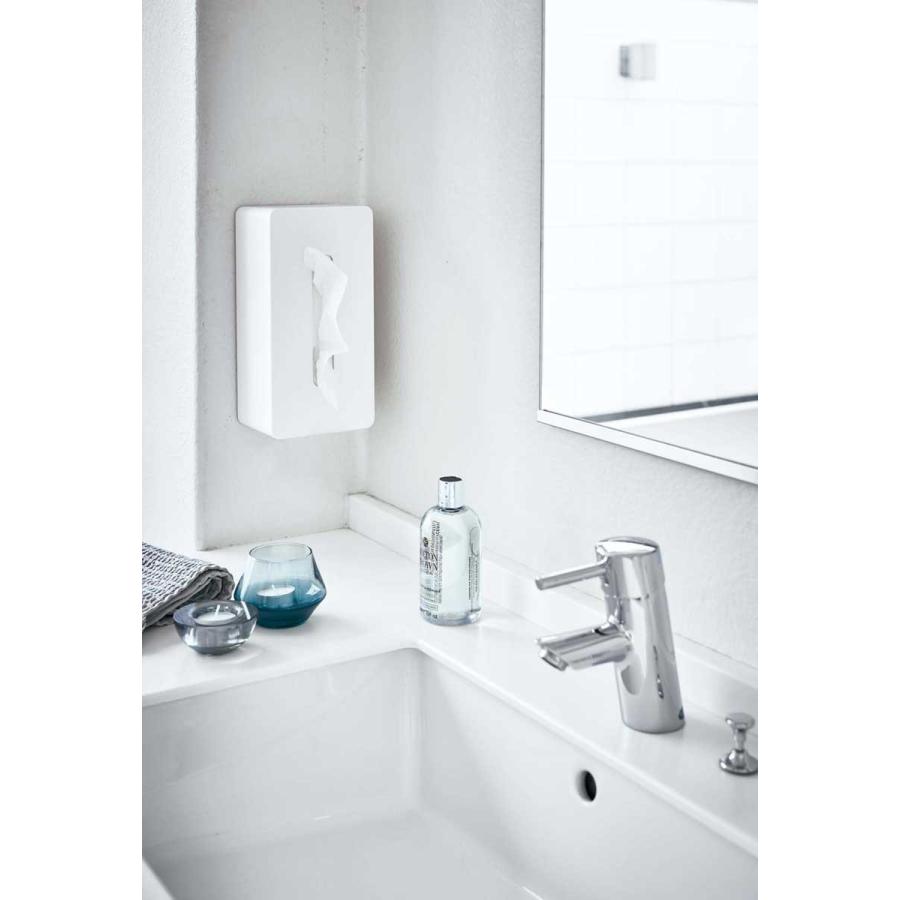 ティッシュケース 山崎実業 TOWER 厚型対応ティッシュケース 壁掛け 壁付け対応 おしゃれ YAMAZAKI タワー ホワイト |  | 03