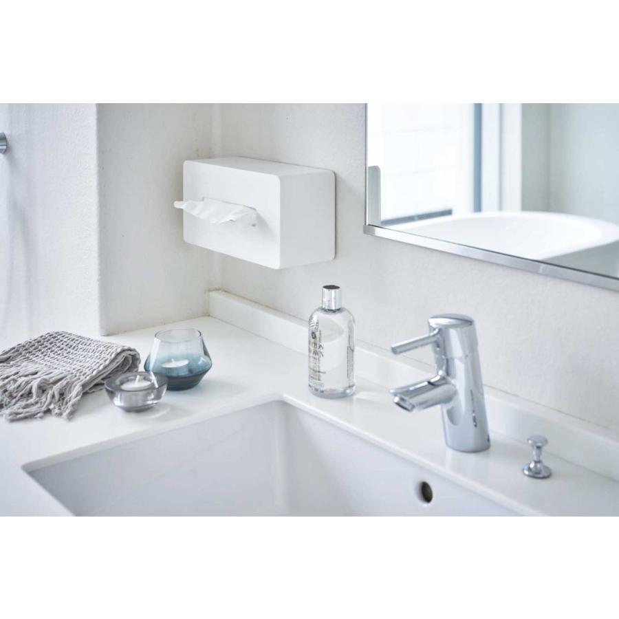 ティッシュケース 山崎実業 TOWER 厚型対応ティッシュケース 壁掛け 壁付け対応 おしゃれ YAMAZAKI タワー ホワイト |  | 04