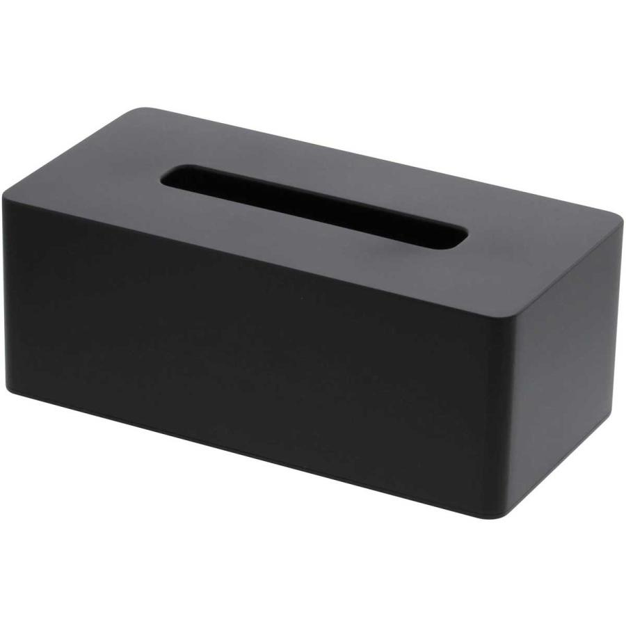 ティッシュケース 山崎実業 TOWER 厚型対応ティッシュケース 壁掛け 壁付け対応 おしゃれ YAMAZAKI タワー ブラック | 