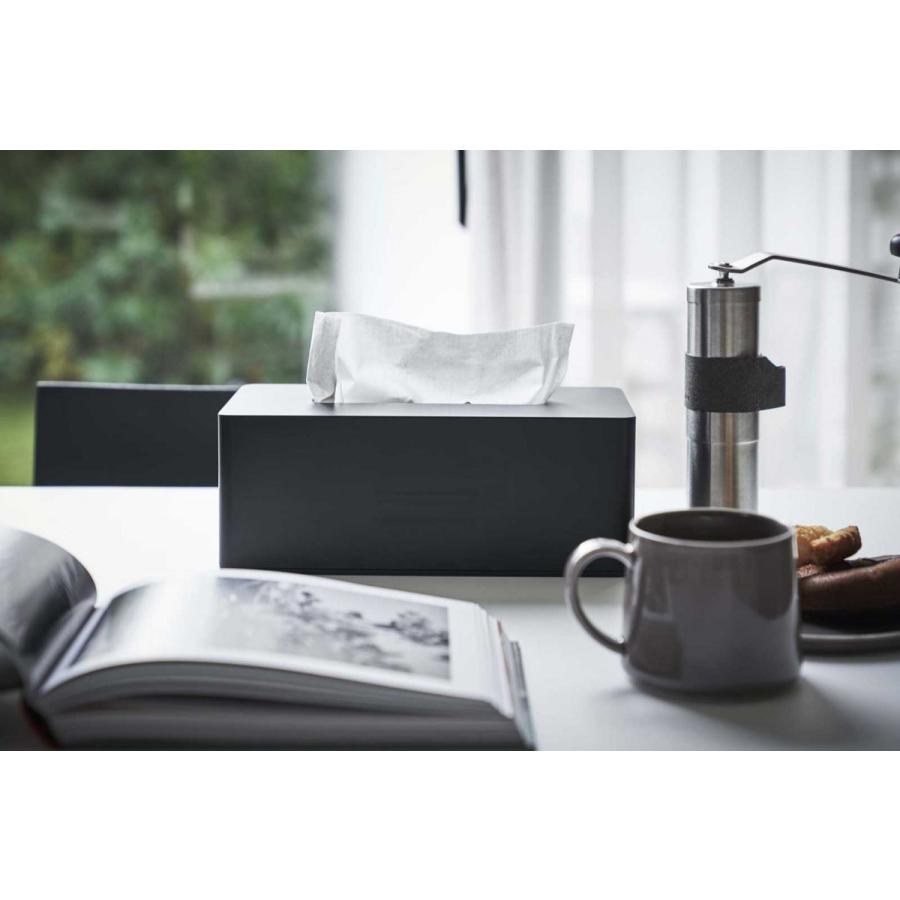 ティッシュケース 山崎実業 TOWER 厚型対応ティッシュケース 壁掛け 壁付け対応 おしゃれ YAMAZAKI タワー ブラック |  | 02