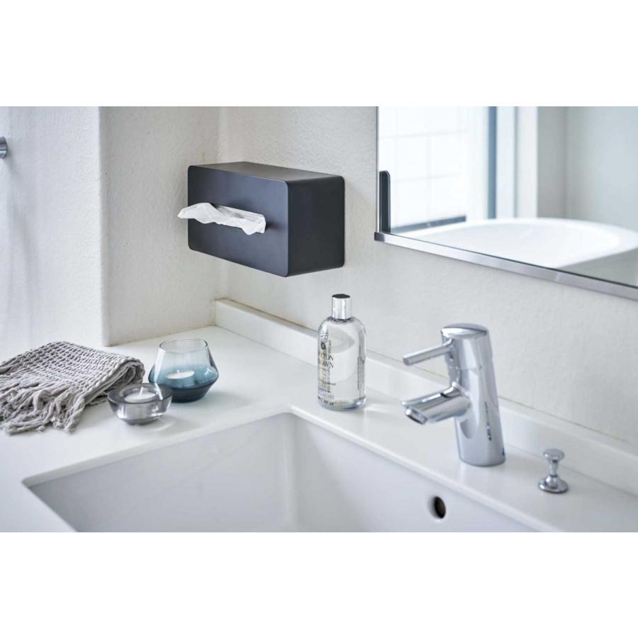 ティッシュケース 山崎実業 TOWER 厚型対応ティッシュケース 壁掛け 壁付け対応 おしゃれ YAMAZAKI タワー ブラック |  | 04