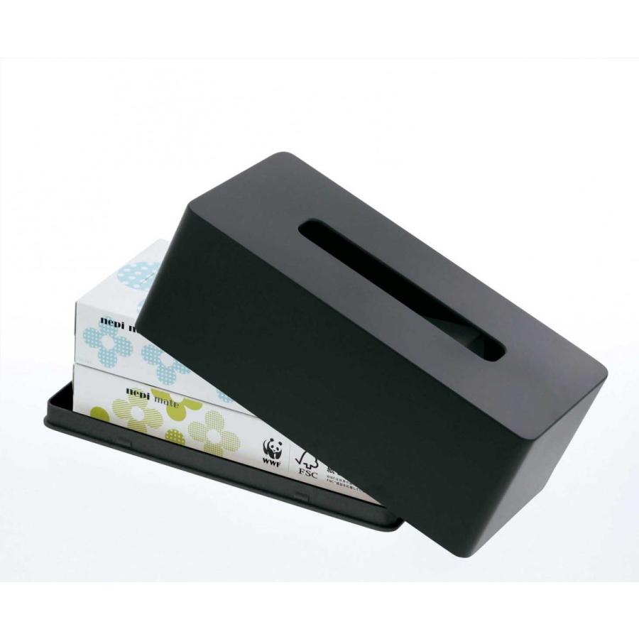 ティッシュケース 山崎実業 TOWER 厚型対応ティッシュケース 壁掛け 壁付け対応 おしゃれ YAMAZAKI タワー ブラック |  | 06