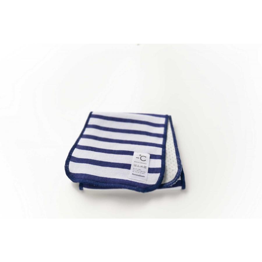 冷感タオル -℃ MINUS DEGREE SOFT SPORTS フェイスタオル おしゃれなボーダー柄！ マイナスディグリー ソフトスポーツ レッド |  | 04