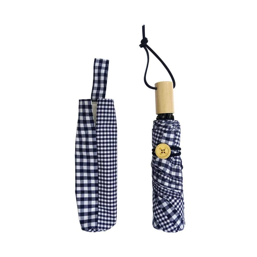 晴雨兼用傘 +RING coco 50cm 折りたたみ傘 レディース 折り畳み傘 日傘 雨傘 おしゃれ プラスリング 折傘 女性用 T669 ギンガムブラック |  | 05