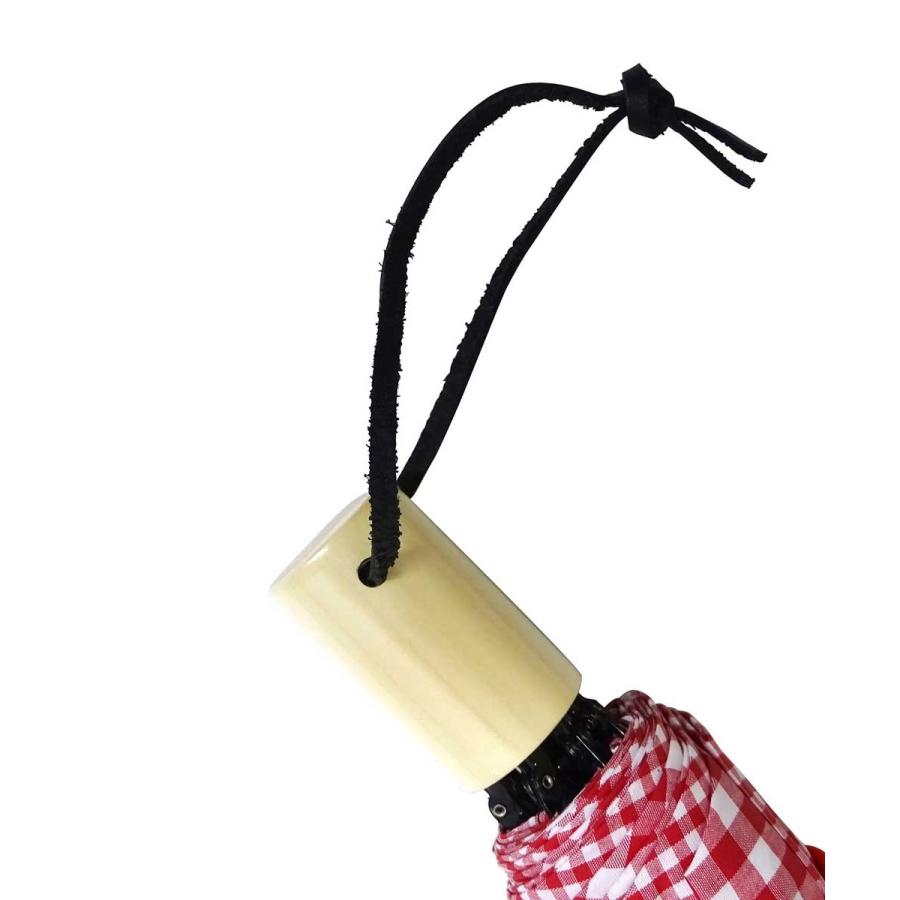 晴雨兼用傘 +RING coco 50cm 折りたたみ傘 レディース 折り畳み傘 日傘 雨傘 おしゃれ プラスリング 折傘 女性用 T670 ギンガムレッド |  | 06