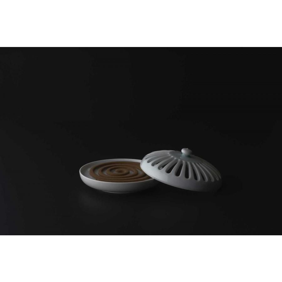 蚊取り線香入れ WDH 線香炉 ギフト 桐箱入り 上質な贈り物として！ ダブリューディーエイチ 青磁 |  | 03