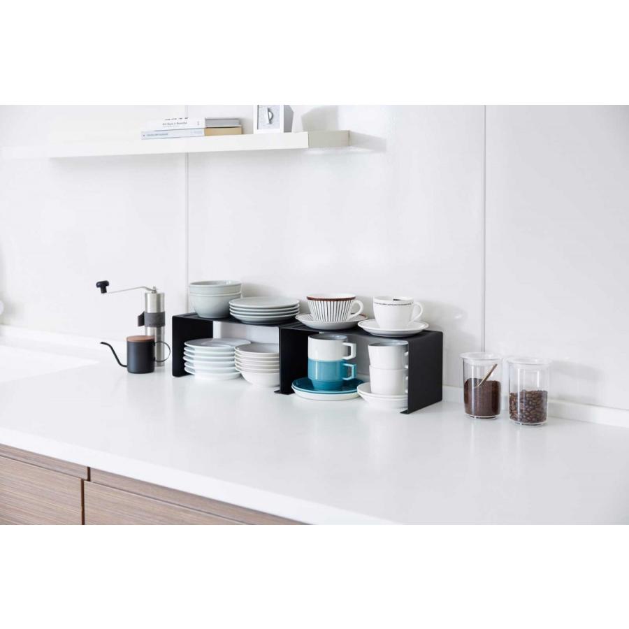 2500円以上で送料無料 キッチン収納 山崎実業 Tower コの字ラック キッチン雑貨 おしゃれに収納力をアップ タワー ブラック 175 Back 通販 Yahoo ショッピング