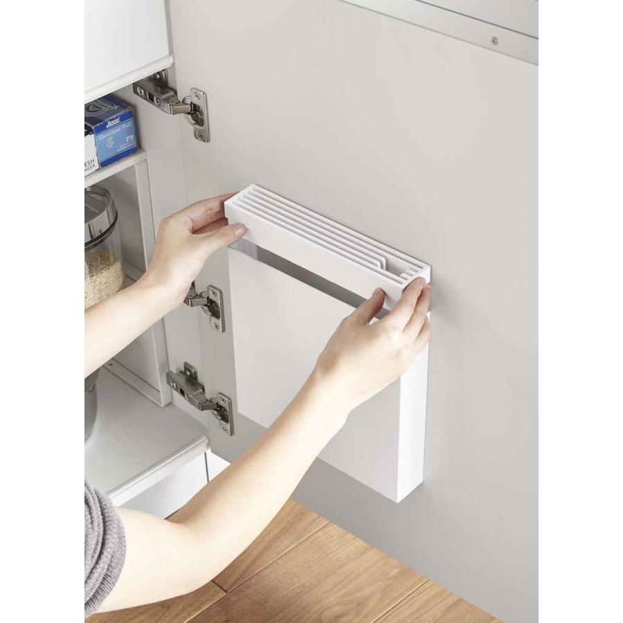 包丁スタンド 山崎実業 TOWER 包丁＆キッチンばさみ差し シンプルでおしゃれ！ YAMAZAKI タワー ホワイト |  | 03