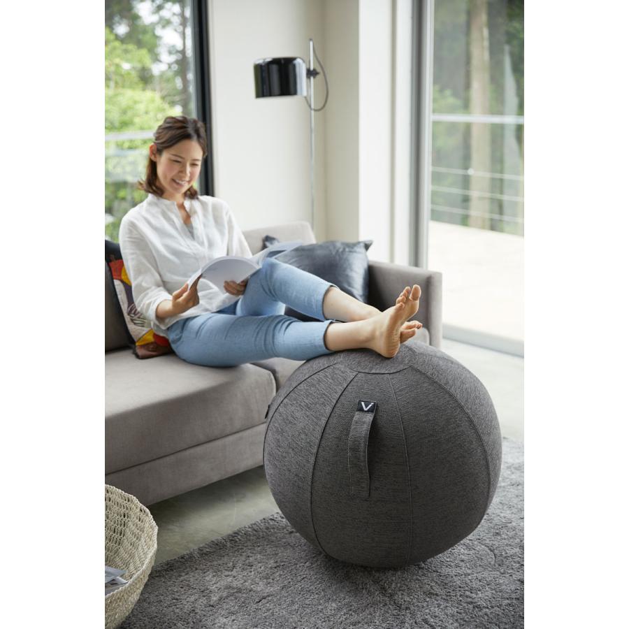 シーティングボール ヴィボラ 正規品 Vivora LUNO CHENILLE バランスボール シェニール チャコールグレー |  | 05
