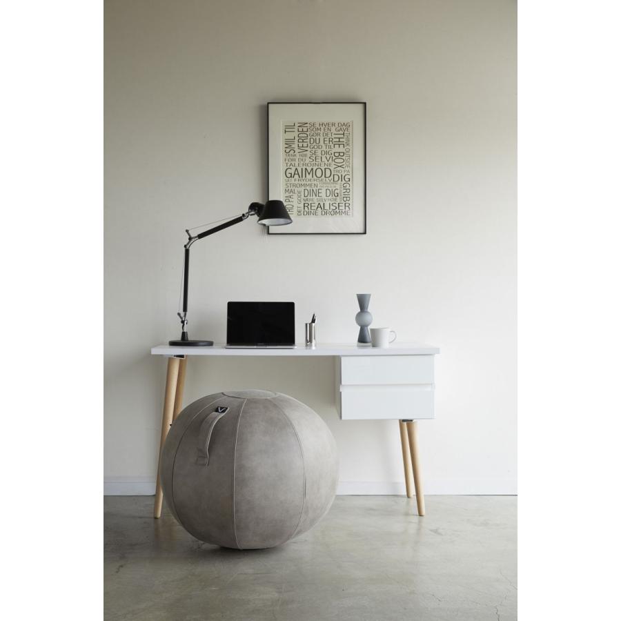 シーティングボール Vivora ルーノ レザーレット 合皮 おしゃれ！お部屋に置きたいインテリア性！ ヴィボラ LUNO LEATHERETTE ライトグレー |  | 02