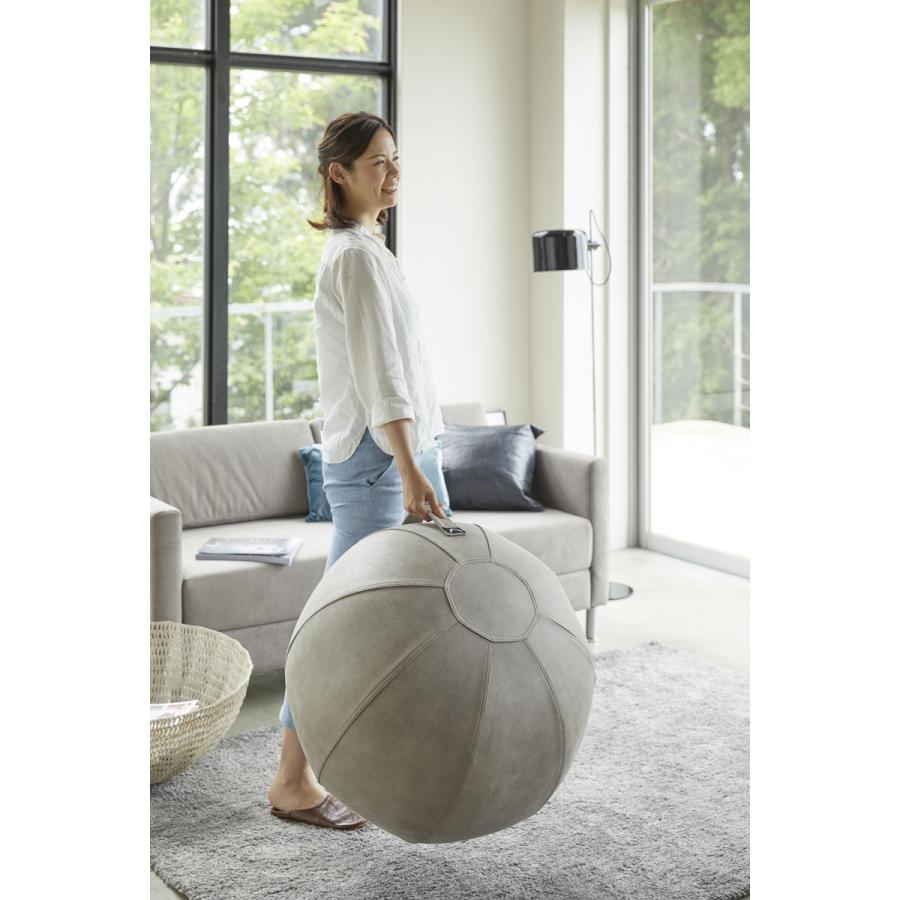 シーティングボール Vivora ルーノ レザーレット 合皮 おしゃれ！お部屋に置きたいインテリア性！ ヴィボラ LUNO LEATHERETTE ライトグレー |  | 05