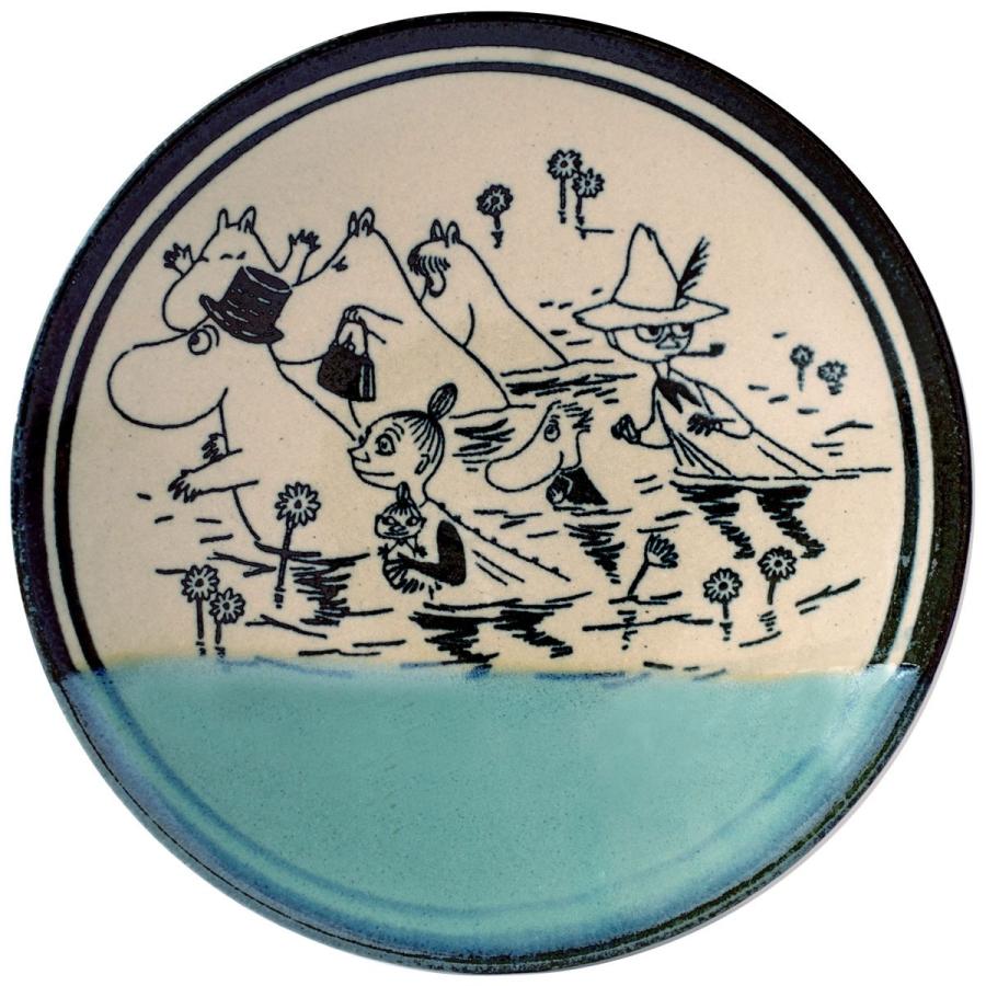 ギフトセット amabro MOOMIN x amabro MASHIKO POTTERY -GLAZE- 5枚組ボックスセット おすすめギフト！ アマブロ ムーミン 益子焼 5枚セット |  | 03