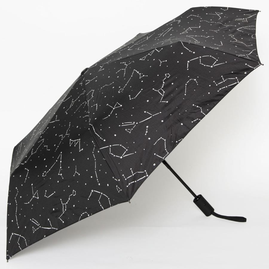 折りたたみ傘 BAGGU UMBRELLA AUTO レディース メンズ 男女兼用 自動開閉式 おすすめ！ バグゥ 正規品 アンブレラオート コンステレーション（星座） | BAGGU