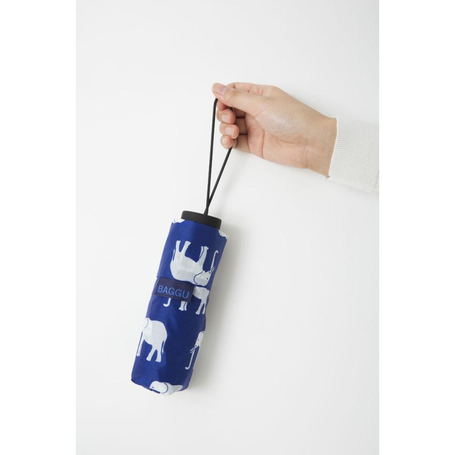 折りたたみ傘 BAGGU UMBRELLA レディース かさ 軽量コンパクト！ おしゃれ！ バグゥ 正規品 折傘 女性用 エレファント | BAGGU | 02