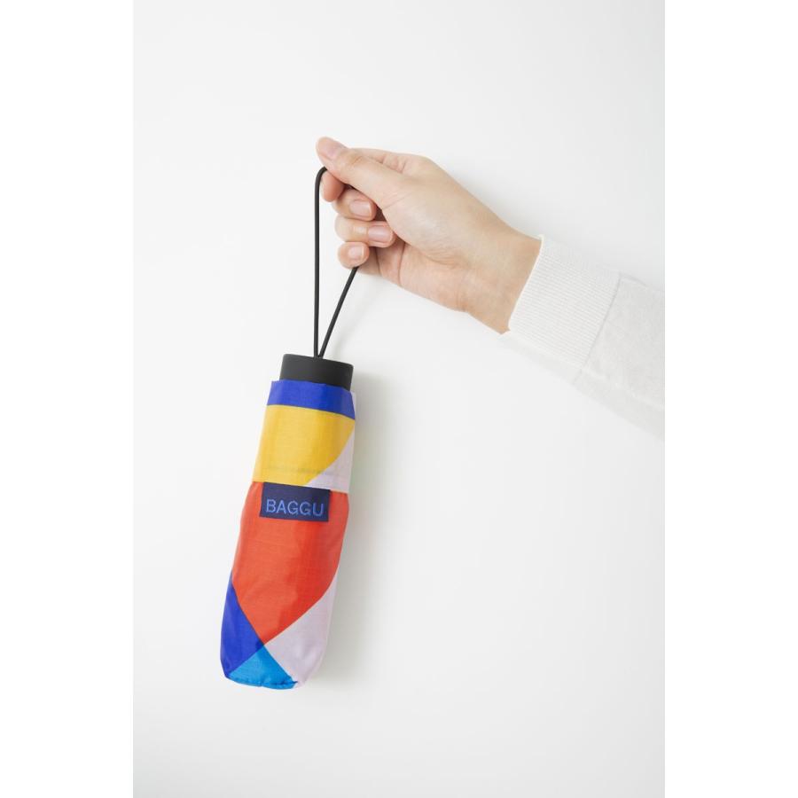 折りたたみ傘 BAGGU UMBRELLA レディース かさ 軽量コンパクト！ おしゃれ！ バグゥ 正規品 折傘 女性用 キルトブロック | BAGGU | 02