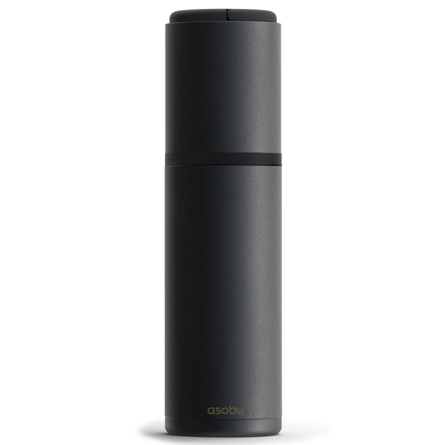 ワインチラー asobu PORTABLE WINE CHILLER 保温保冷ワインケース 持ち運び 逸品ギフトとしてもオススメ！ アソブ ポータブルワインチラー ブラック | 