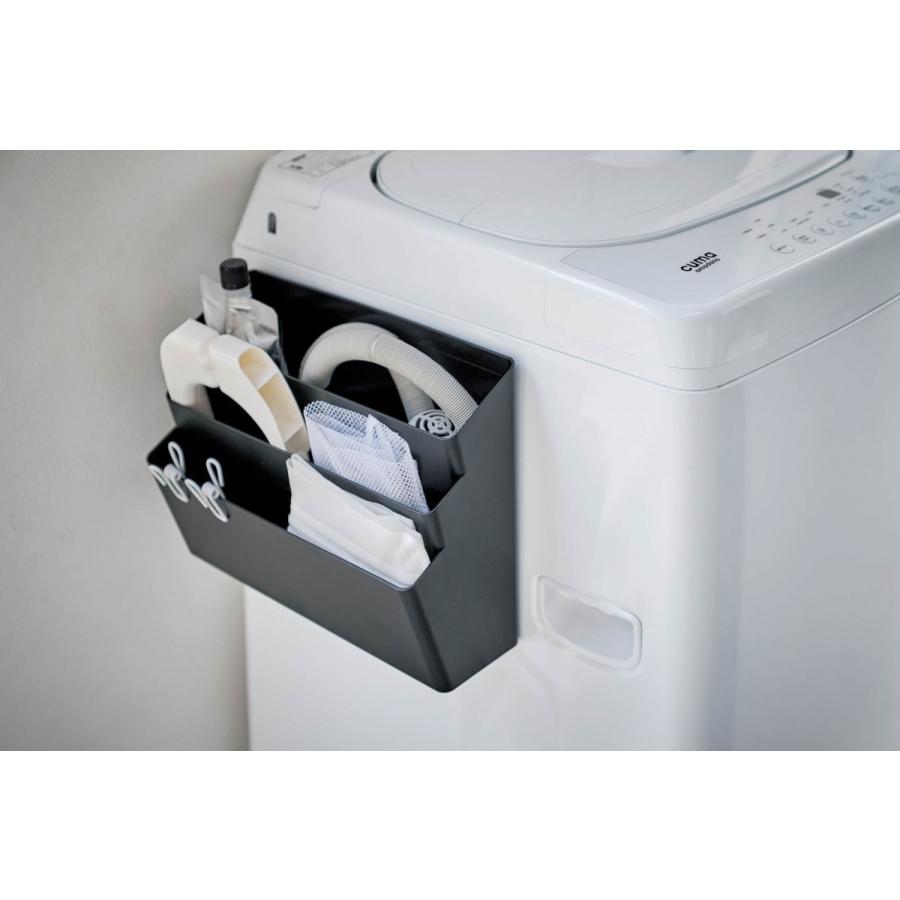 2500円以上で送料無料 小物入れ 山崎実業 Tower 洗濯機横マグネット収納ポケット 3段 洗濯グッズ スチールデスク横収納にも便利 Yamazaki タワー ブラック Back 通販 Yahoo ショッピング