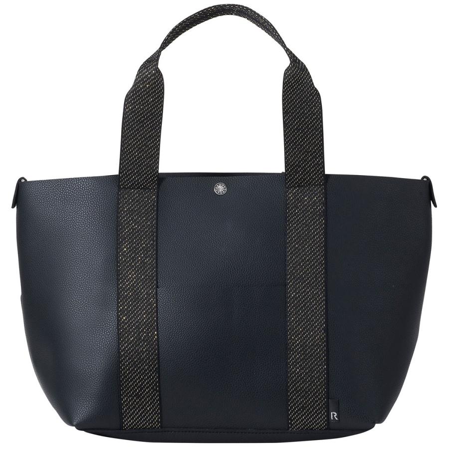 トートバッグ ルートート LT.デリ.ポイントテープ-A 合皮 大人コーデにおすすめ！ ROOTOTE DELI ブラック | ROOTOTE