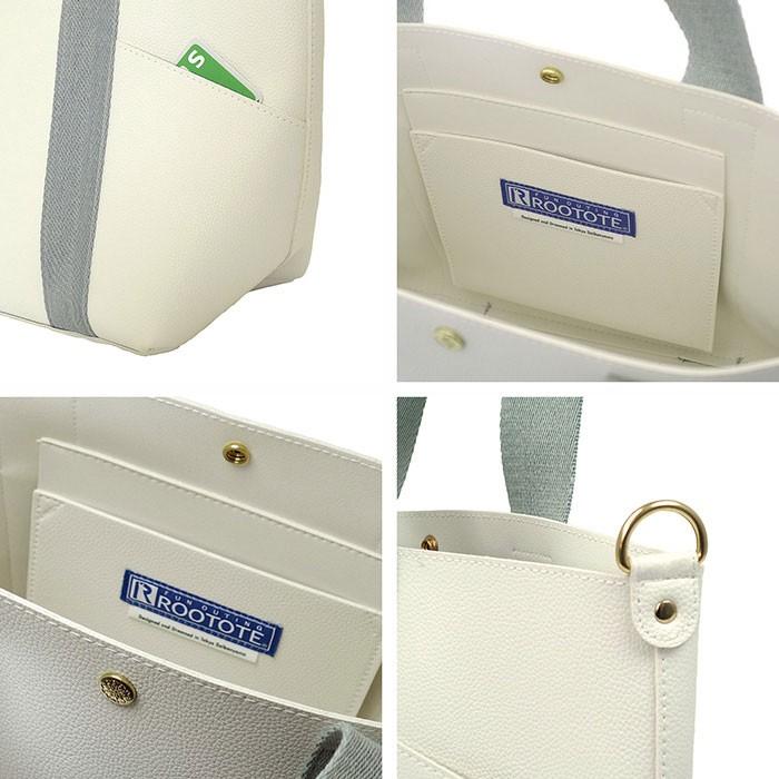 トートバッグ ルートート LT.デリ.ポイントテープ-A 合皮 大人コーデにおすすめ！ ROOTOTE DELI ブラック | ROOTOTE | 02