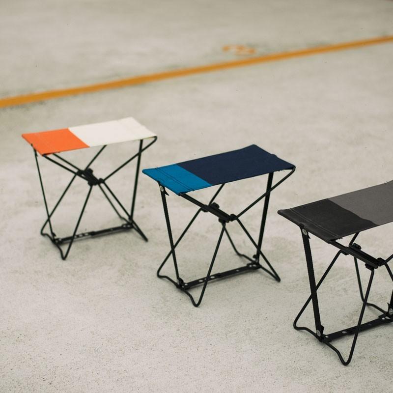 ミニスツール アマブロ MINI FOLDING STOOL 折り畳みチェア amabro ミニフォールディングスツール ナチュラルxオレンジ |  | 01
