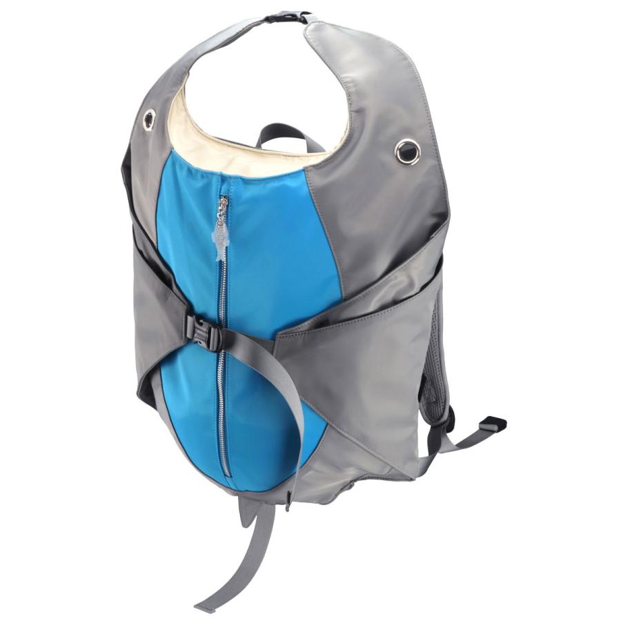 リュック モーンクリエイションズ マンタバックパック Lサイズ 男女兼用 メンズ レディース 通勤 通学 MORN CREATIONS 動物バッグ グレーブルー |  | 07