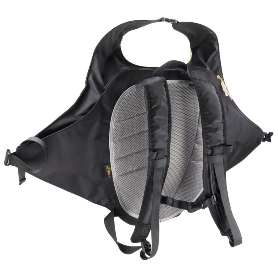 リュック モーンクリエイションズ マンタバックパック Lサイズ 男女兼用 メンズ レディース 通勤 通学 MORN CREATIONS 動物バッグ ブラック |  | 02