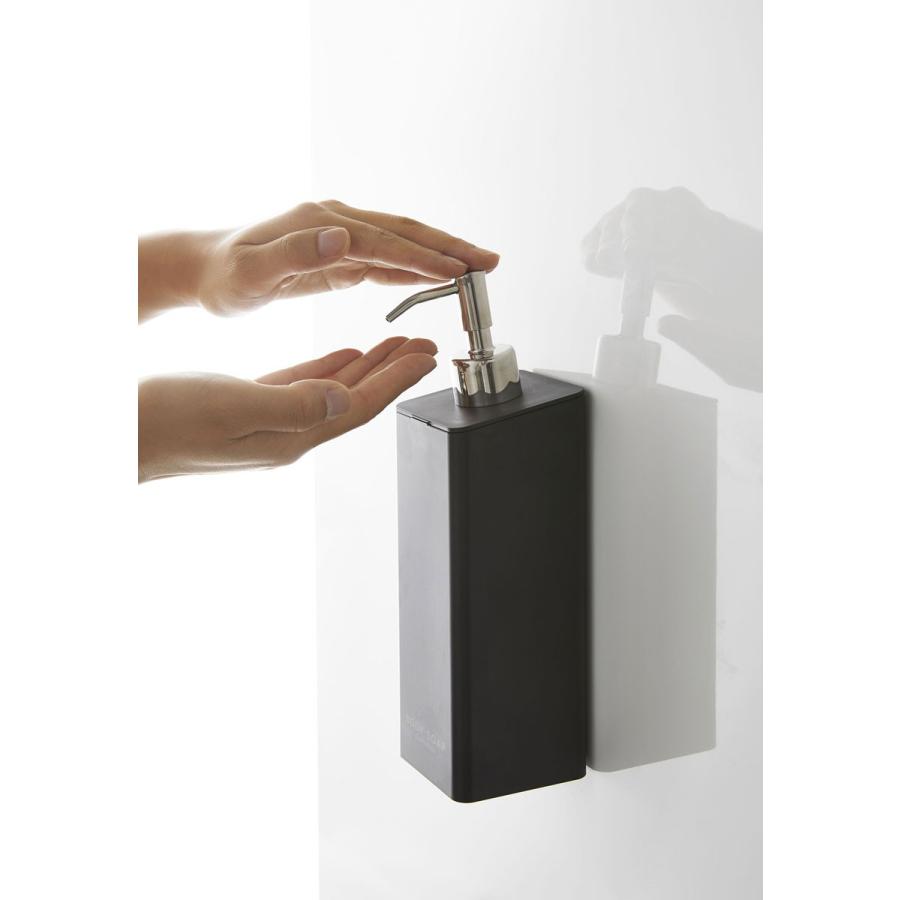 ソープディスペンサー 山崎実業 正規品 TOWER タワー マグネットツーウェイディスペンサー ソープボトル 詰め替え用ボトル コンディショナー ブラック | tower | 04
