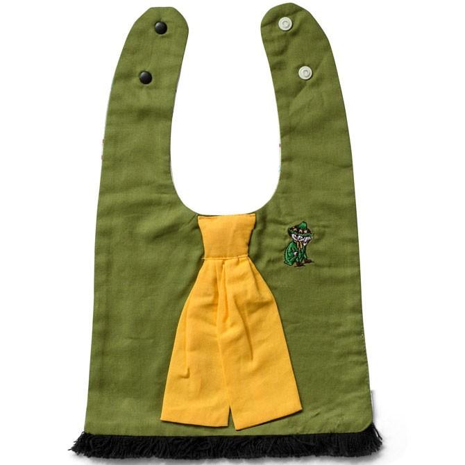 出産祝い アマブロ MOOMIN BABY BIB＆RATTLE 出産お祝いギフト amabro スタイとガラガラ  ギフトセット スナフキン | MOOMIN