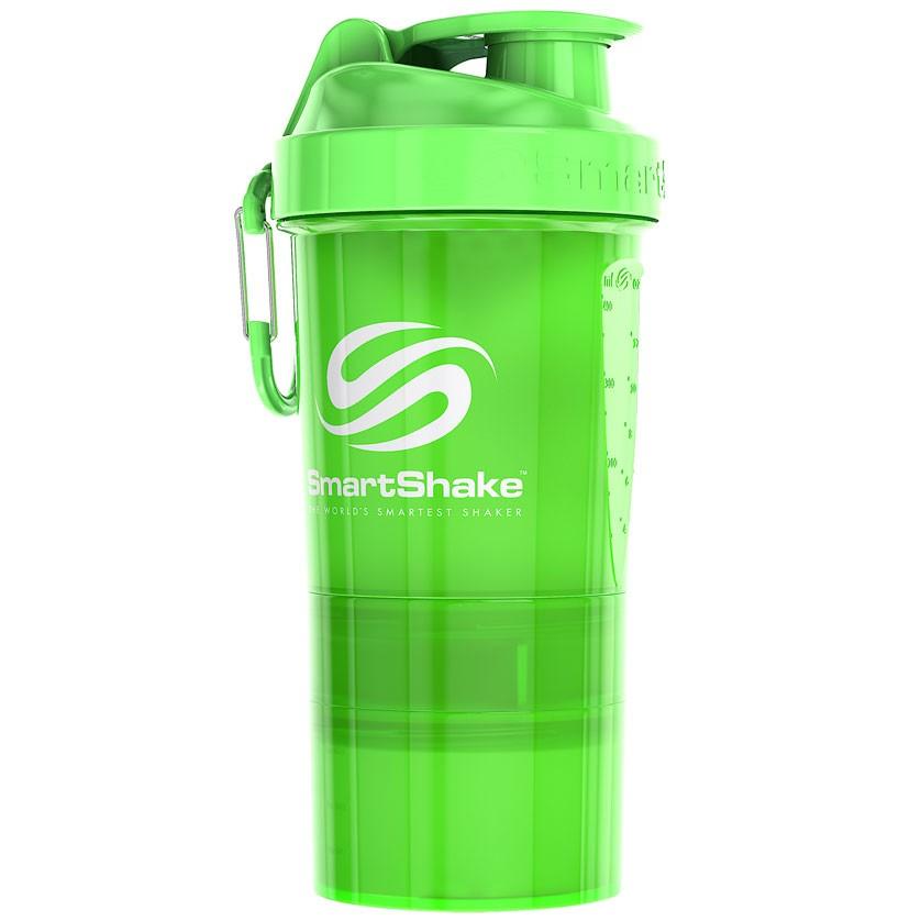 プロテインシェイカー スマートシェイク ORIGINAL2GO 600ml シェーカーボトル プロテインシェーカー SmartShake オリジナルシリーズ NEONグリーン | 