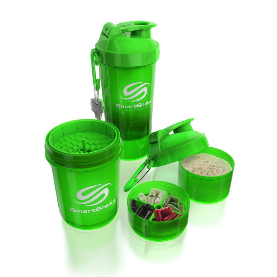 プロテインシェイカー スマートシェイク ORIGINAL2GO 600ml シェーカーボトル プロテインシェーカー SmartShake オリジナルシリーズ NEONグリーン |  | 01