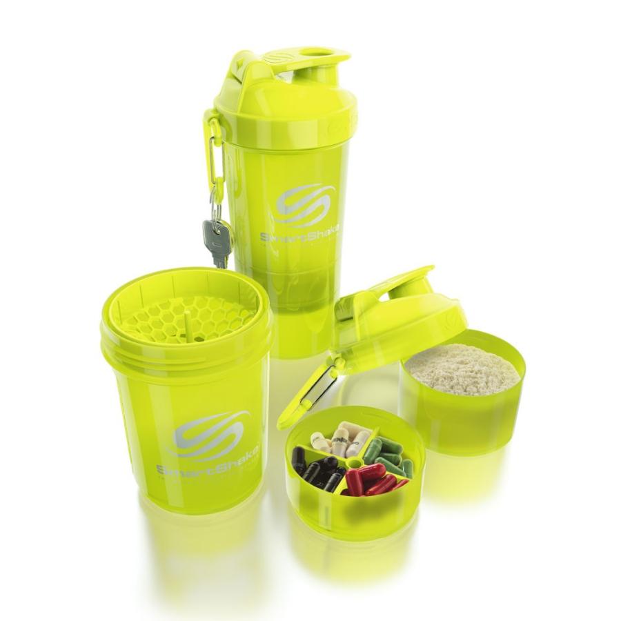 プロテインシェイカー スマートシェイク ORIGINAL2GO 600ml シェーカーボトル プロテインシェーカー SmartShake オリジナルシリーズ NEONイエロー |  | 01