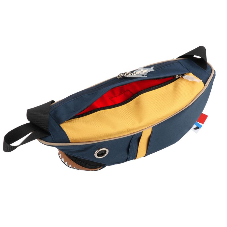 ウエストポーチ モーンクリエイションズ シャークウエストポーチ ウエストバッグ ウエストバック MORN CREATIONS SK-210 コンビ ネイビー/マスタード |  | 03