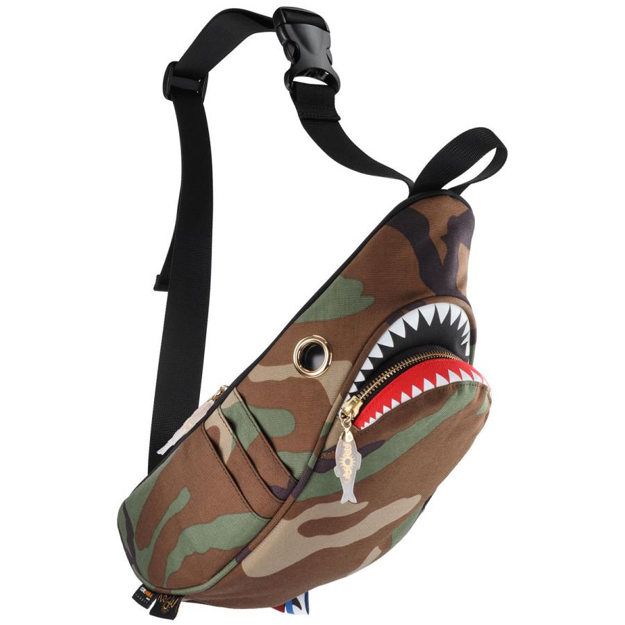 ウエストポーチ モーンクリエイションズ シャークウエストポーチ ウエストバッグ ウエストバック MORN CREATIONS SK-410シリーズ カモ | 