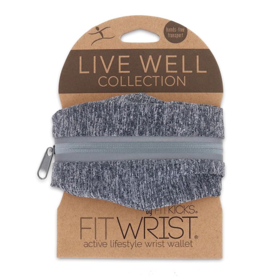 リストウォレット フィットキックス LiveWell FITWRIST リストポーチ リストバンド スポーツ FITKICKS ライブウェル リストウォレット グレー |  | 01