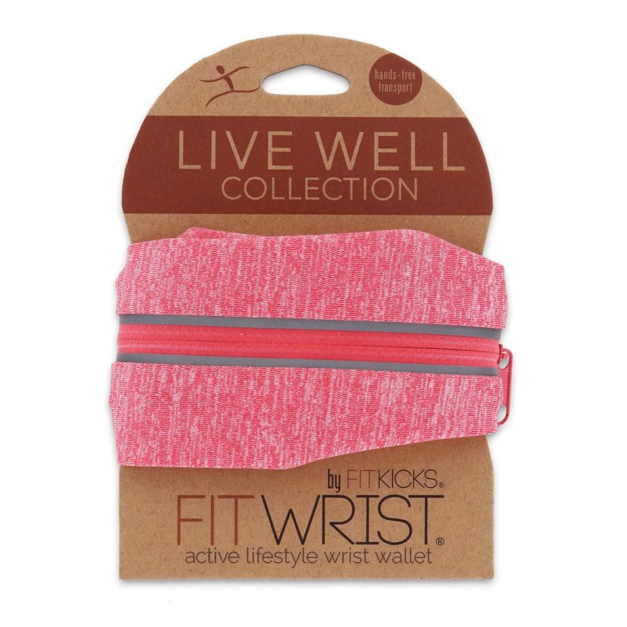 リストウォレット フィットキックス LiveWell FITWRIST リストポーチ リストバンド スポーツ FITKICKS ライブウェル リストウォレット ピンク |  | 01