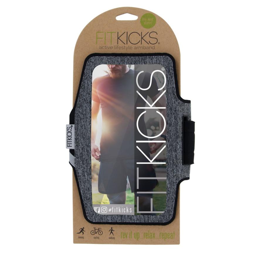 スマホ対応アームバンド フィットキックス ARMBAND ハンズフリースマホケース ランニングアームバンド FITKICKS スマホアームバンド ブラック |  | 02