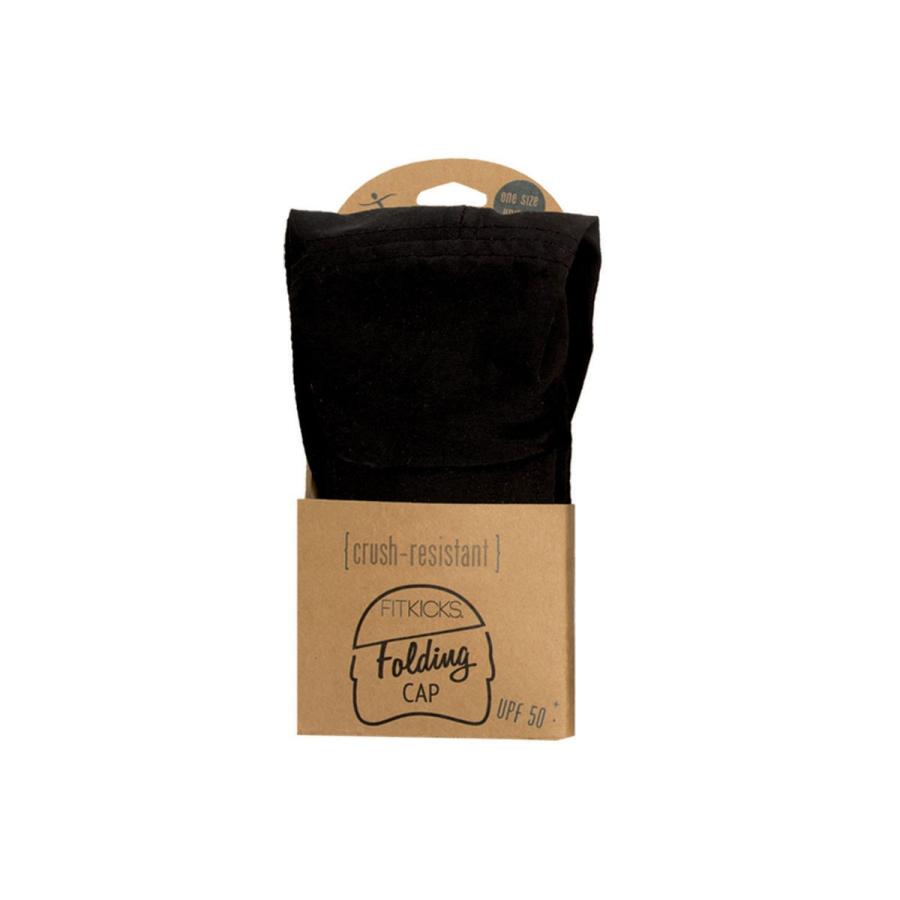 スポーツキャップ フィットキックス FOLDING CAP コンパクト スポーツ帽子 FITKICKS フォールディングキャップ ブラック |  | 02