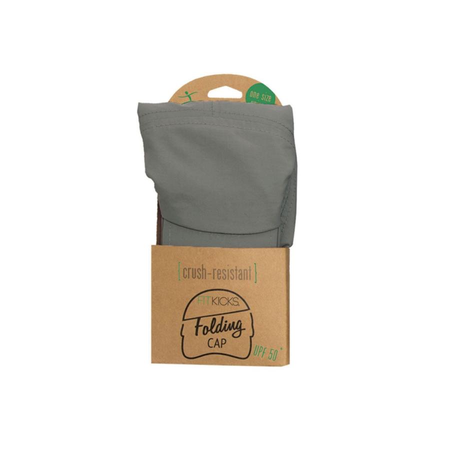 スポーツキャップ フィットキックス FOLDING CAP コンパクト スポーツ帽子 FITKICKS フォールディングキャップ グレー |  | 02