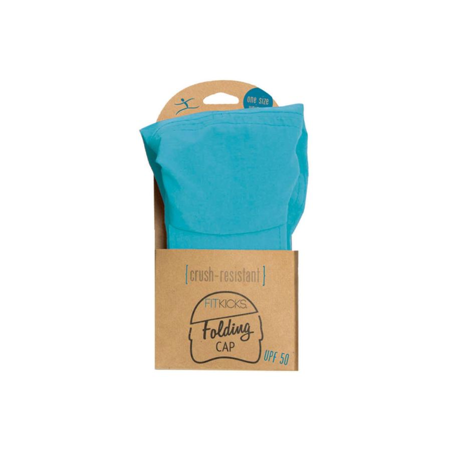 スポーツキャップ フィットキックス FOLDING CAP コンパクト スポーツ帽子 FITKICKS フォールディングキャップ ターコイズ |  | 02